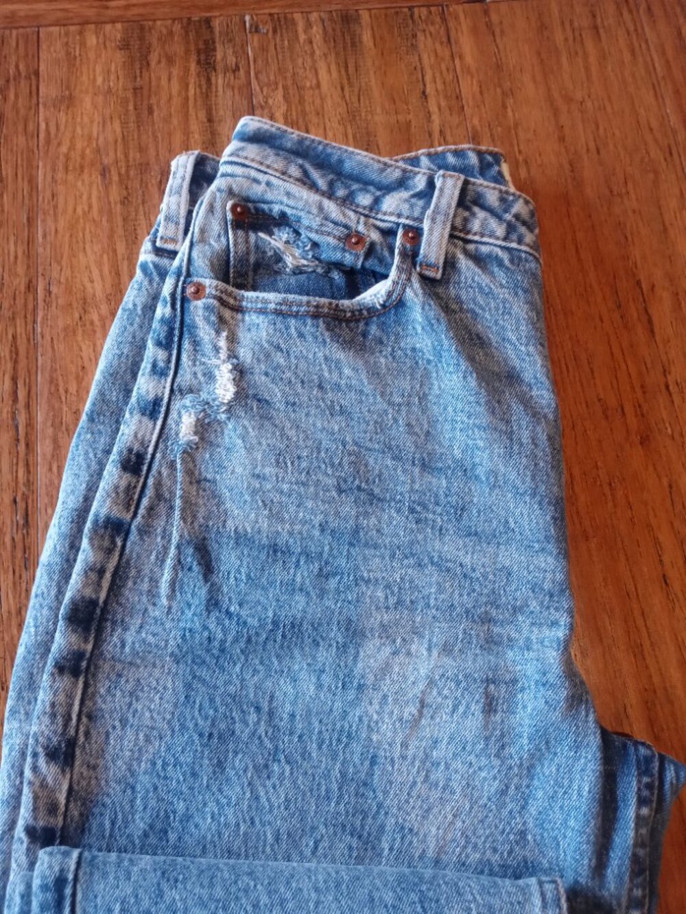 ABERCROMBIE & FITCH high rise the mom jeans (6S/28) - Picture 8 of 16